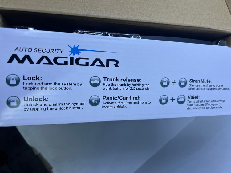 دزدگیر ریموت ساده ماجیکار